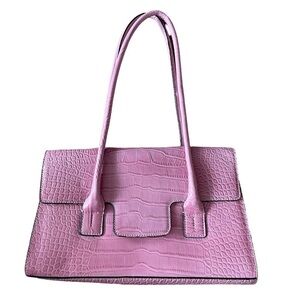 Tommy Hilfiger Pink Alligator Print Purse